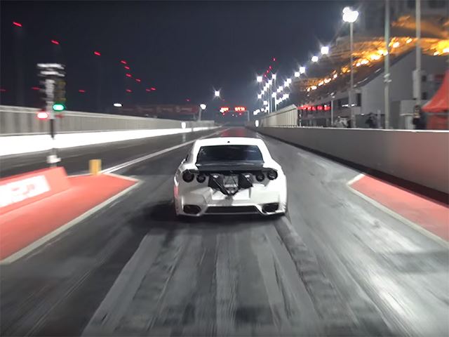 Настроенный Nissan GT-R установил мировой рекорд на 1/4 мили